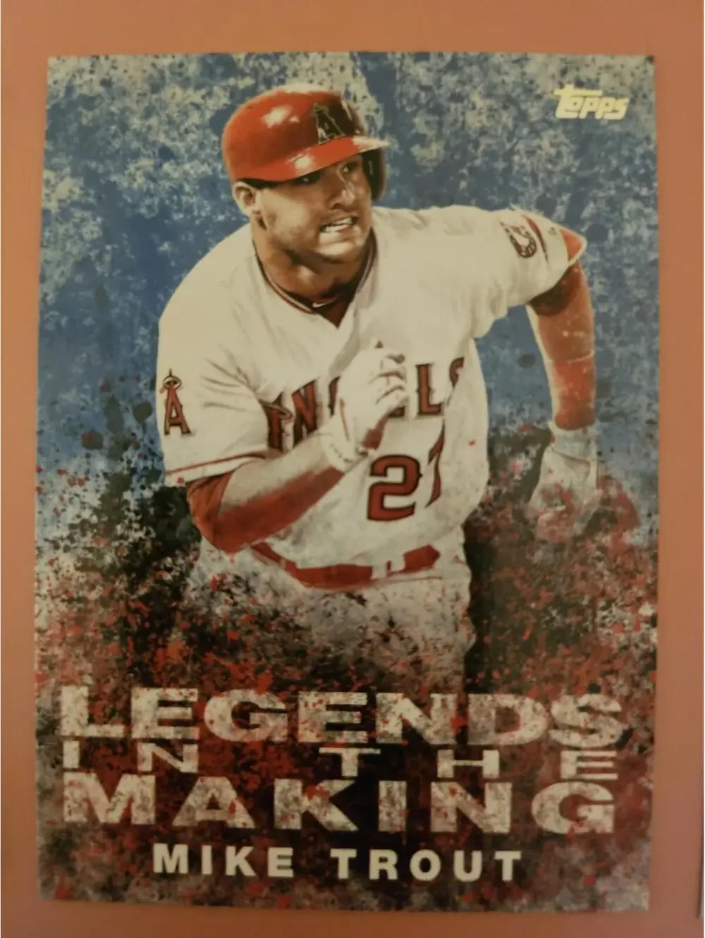 Mike Trout BLUE 2018 Topps Update Legends in the Making #LITM-MT - RAW Mint